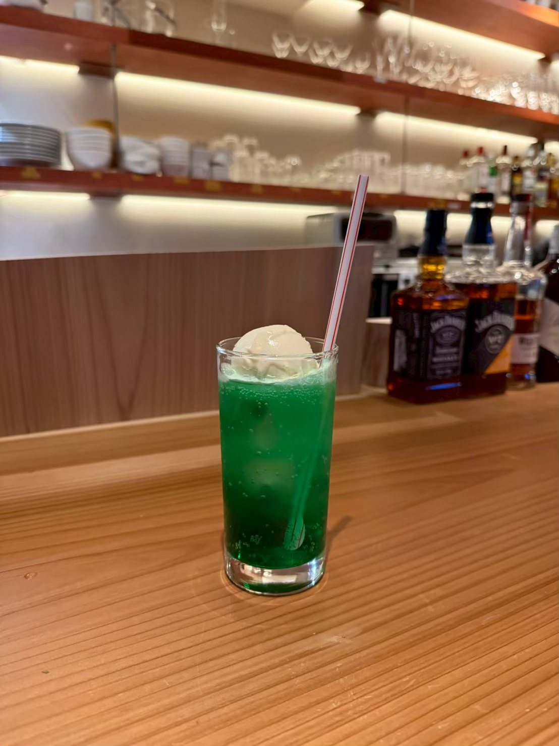 クリームソーダ(メロン)